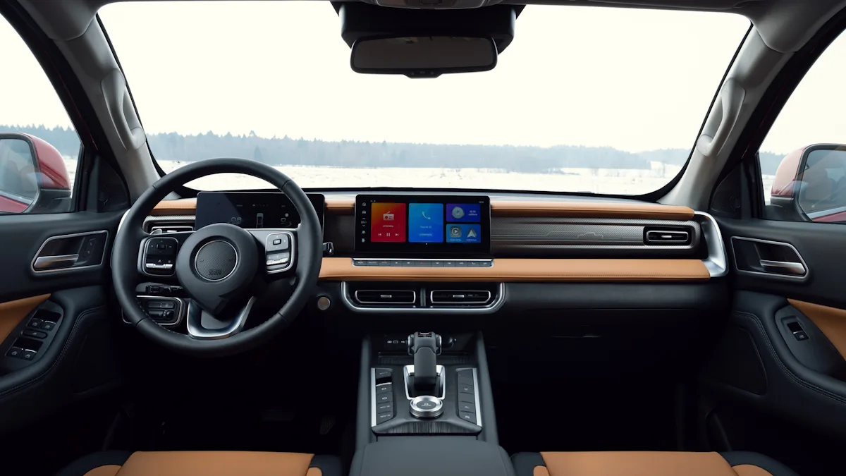 interior da GWM Poer Diesel