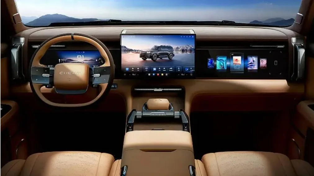 Imagem mostra interior do Novo Chery Tiggo 9L