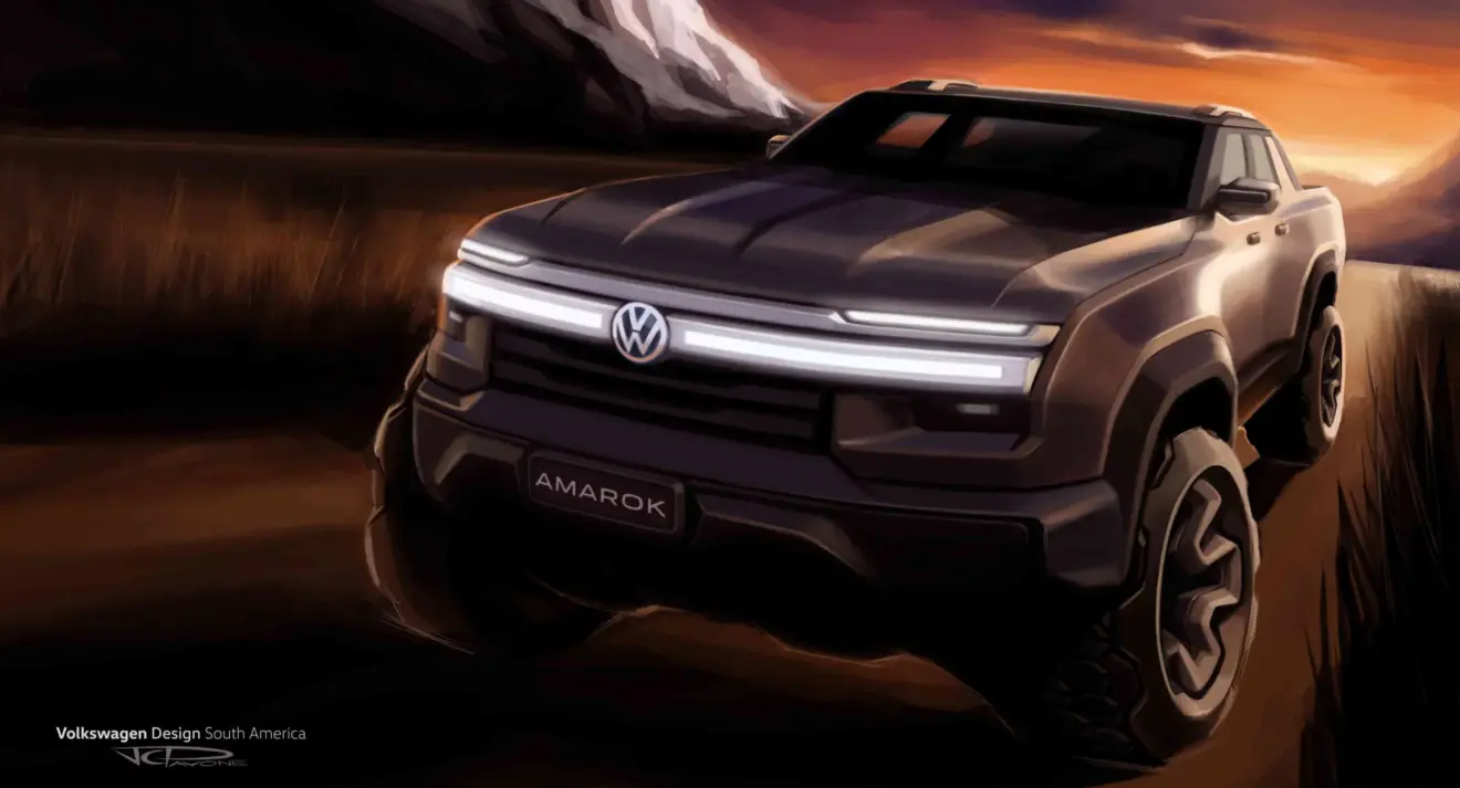 Teaser da Nova Volkswagen Amarok