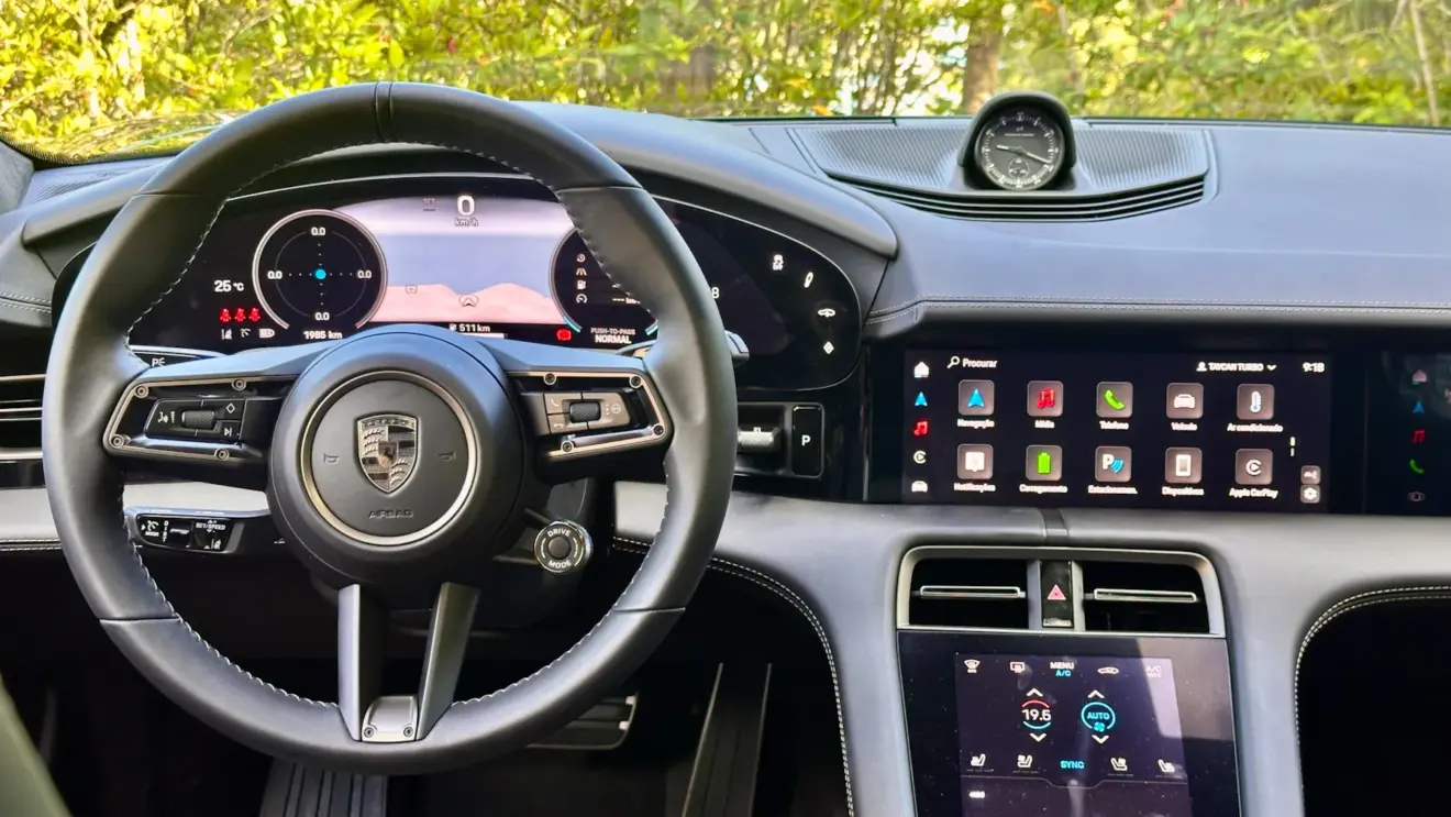 painel Porsche Taycan Cross Turismo Turbo