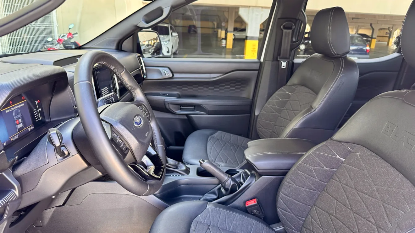 banco dianteiro ford ranger black