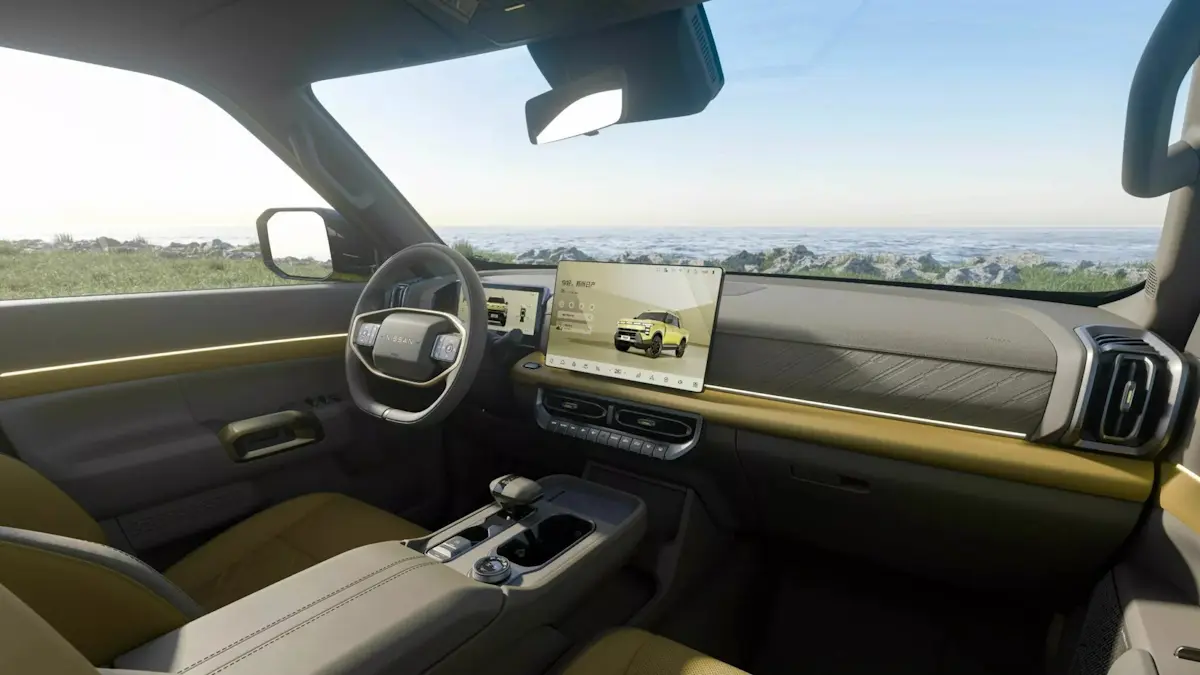Imagem mostra traseira da Nissan Frontier Pro - Saiba mais sobre novo SUV da Frontier