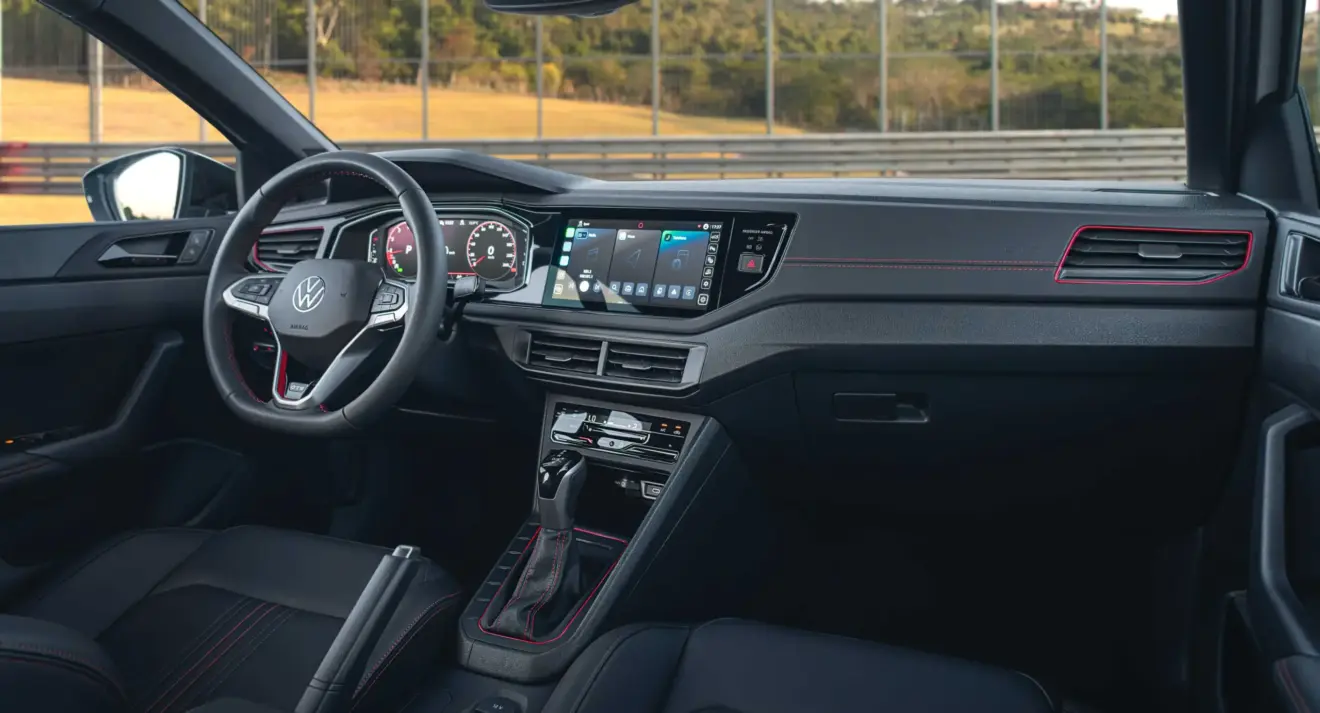 Interior do Volkswagen Nivus GTS