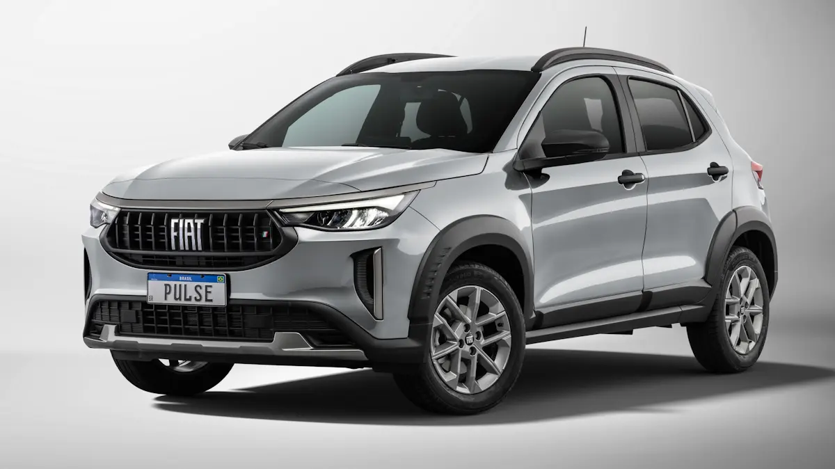 Fiat Pulse Sem Nome T200 prata de frente