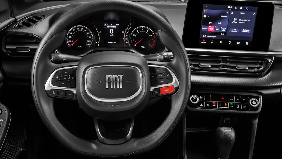 interior do Fiat Pulse Sem Nome T200 prata