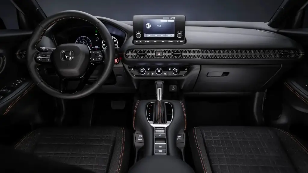 Imagem mostra interior do Honda ZR-V 2026