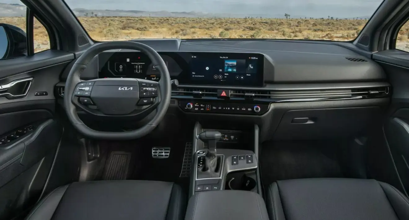 Interior do SUV Kia Sportage