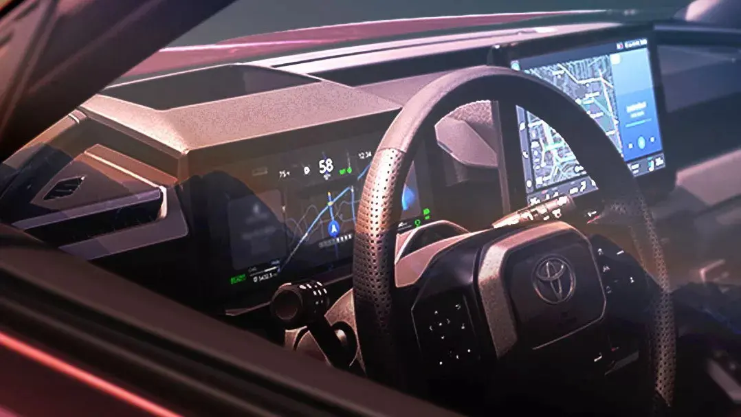 Imagem mostra interior da nova geração do RAV4 dias antes do lançamento