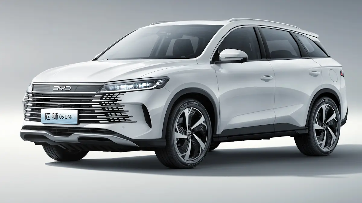 BYD Sealion 05 branco de frente