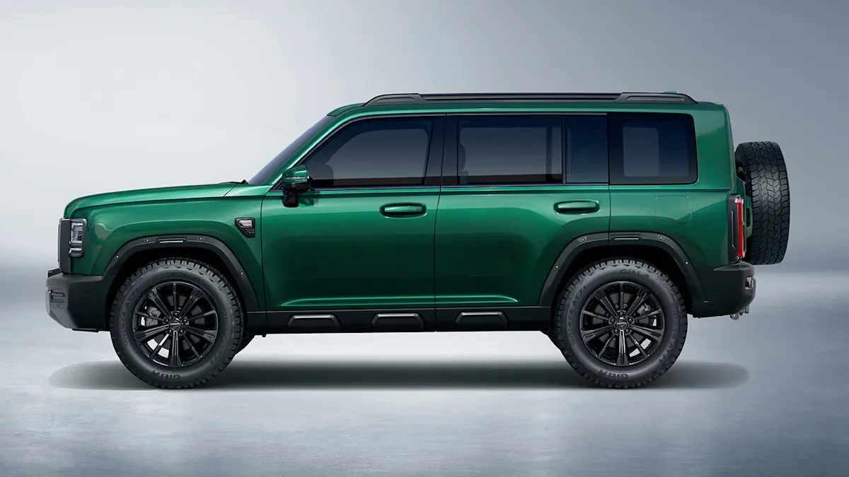 GWM Haval H9 2026 verde de lado