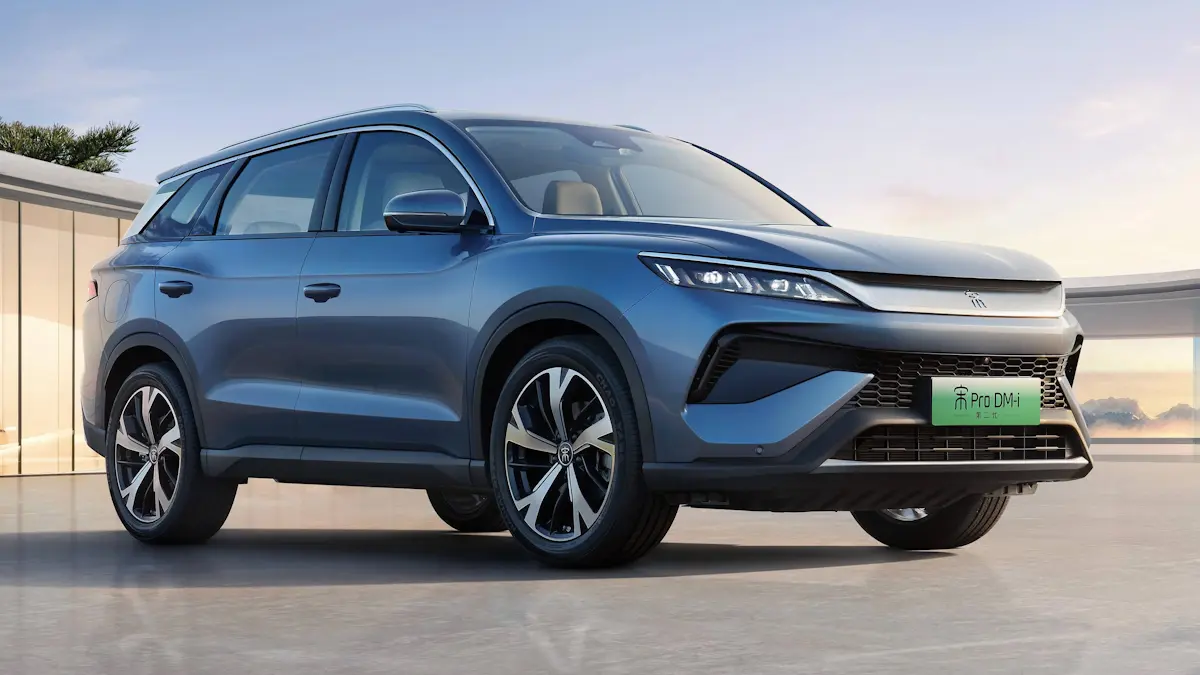 BYD Song Pro 2026 azul de frente