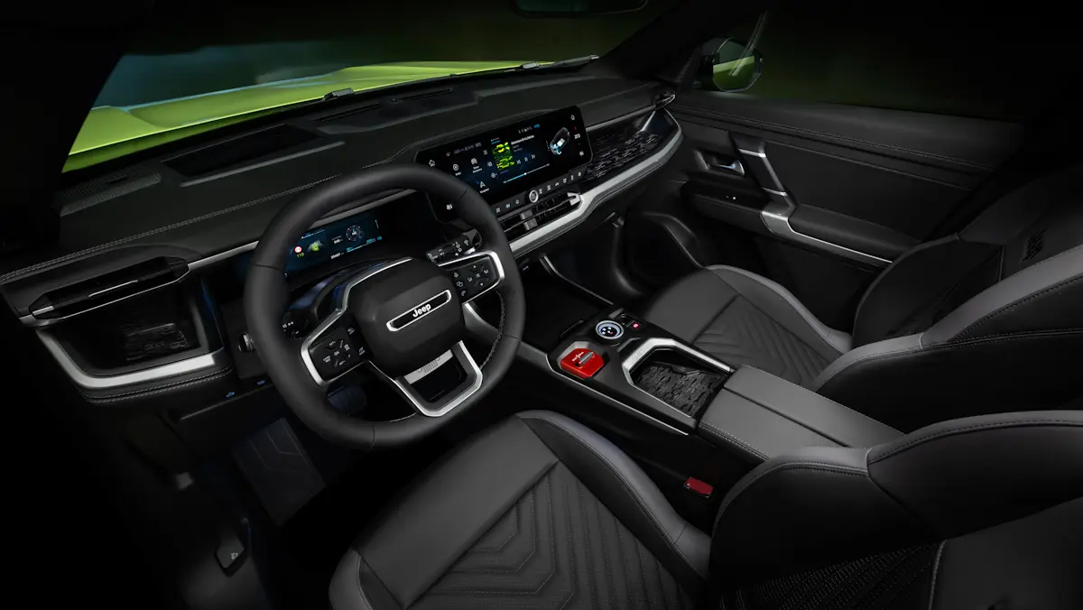 interior do Jeep Compass