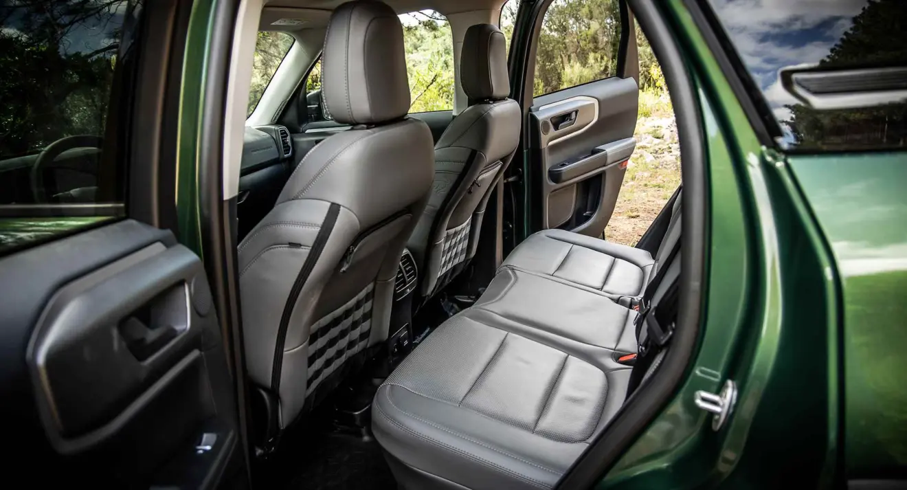 Espaço traseiro do Ford Bronco Sport