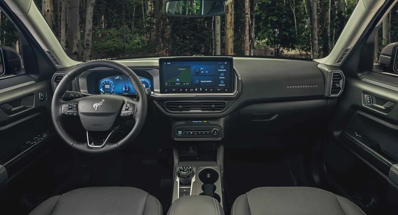 Interior do Ford Bronco Sport