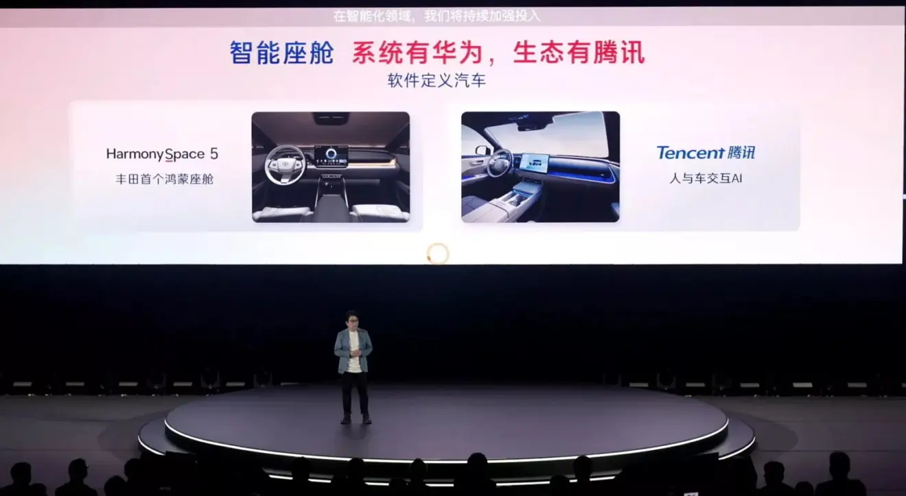Coletiva de imprensa da Toyota na China