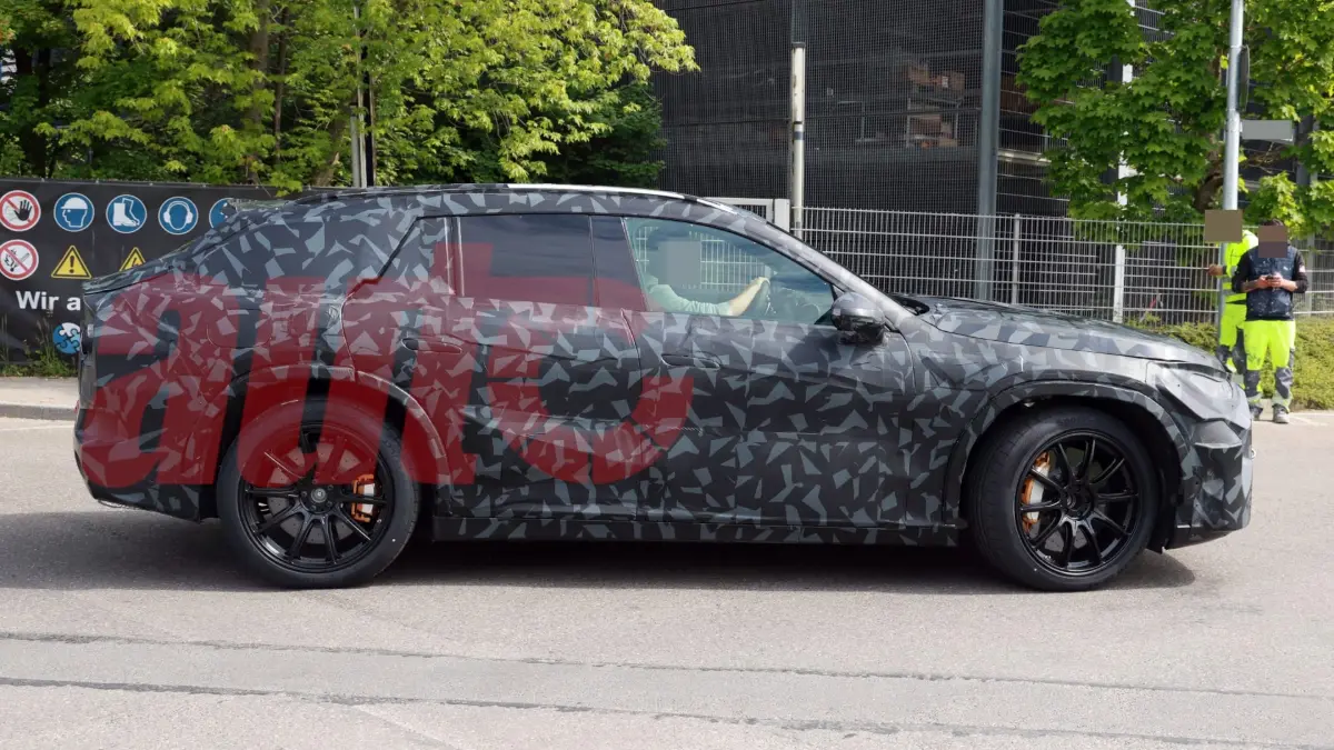 SUV elétrico da Mercedes de 1.000 cv flagrado na Europa