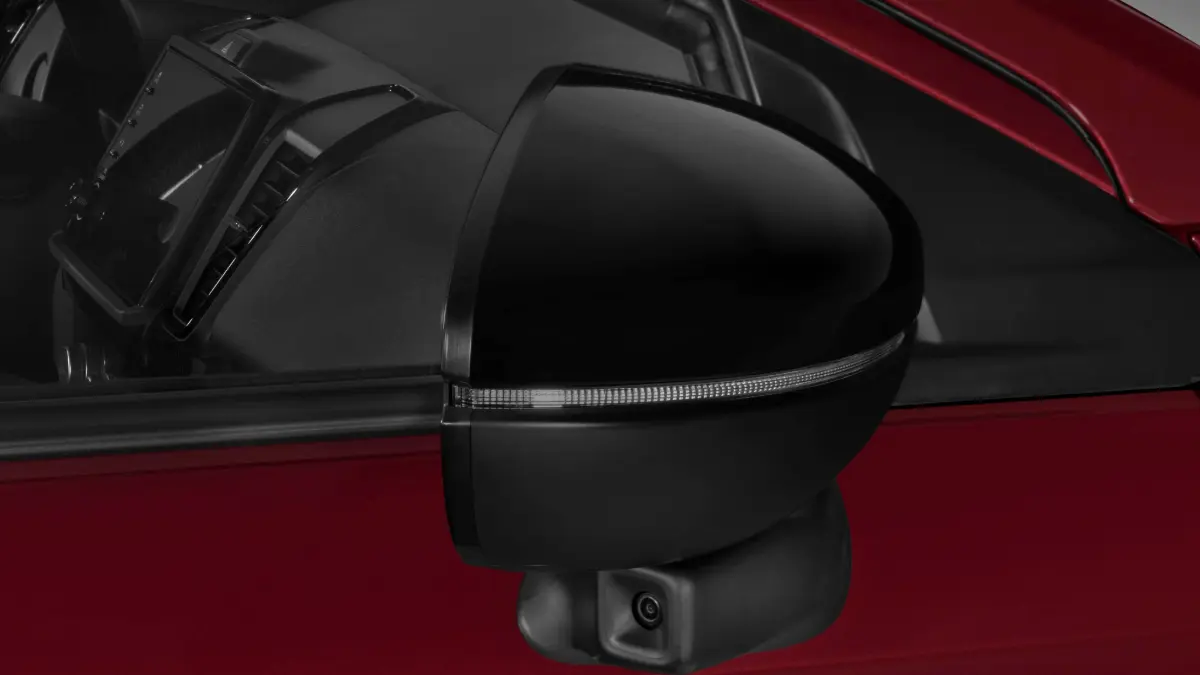 Espelho preto do Honda City Touring Sport