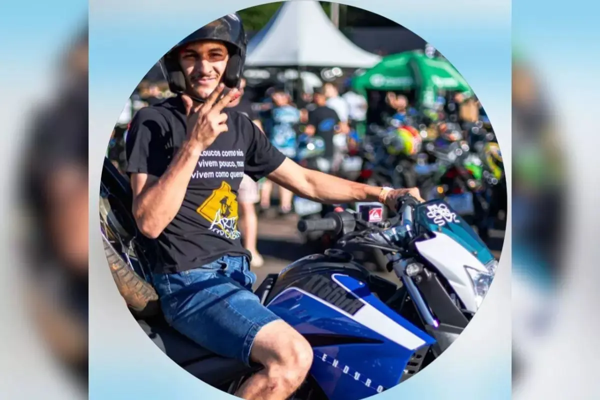 Foto de vítima de acidente fatal na SC-283