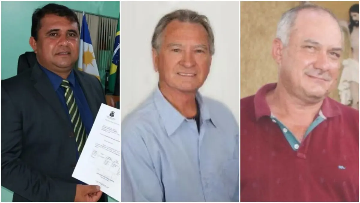 Montagem com fotos das vítimas de acidente na BR-470