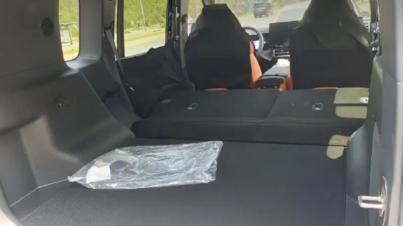 Interior camuflado do BYD Fang Cheng Bao Ti7