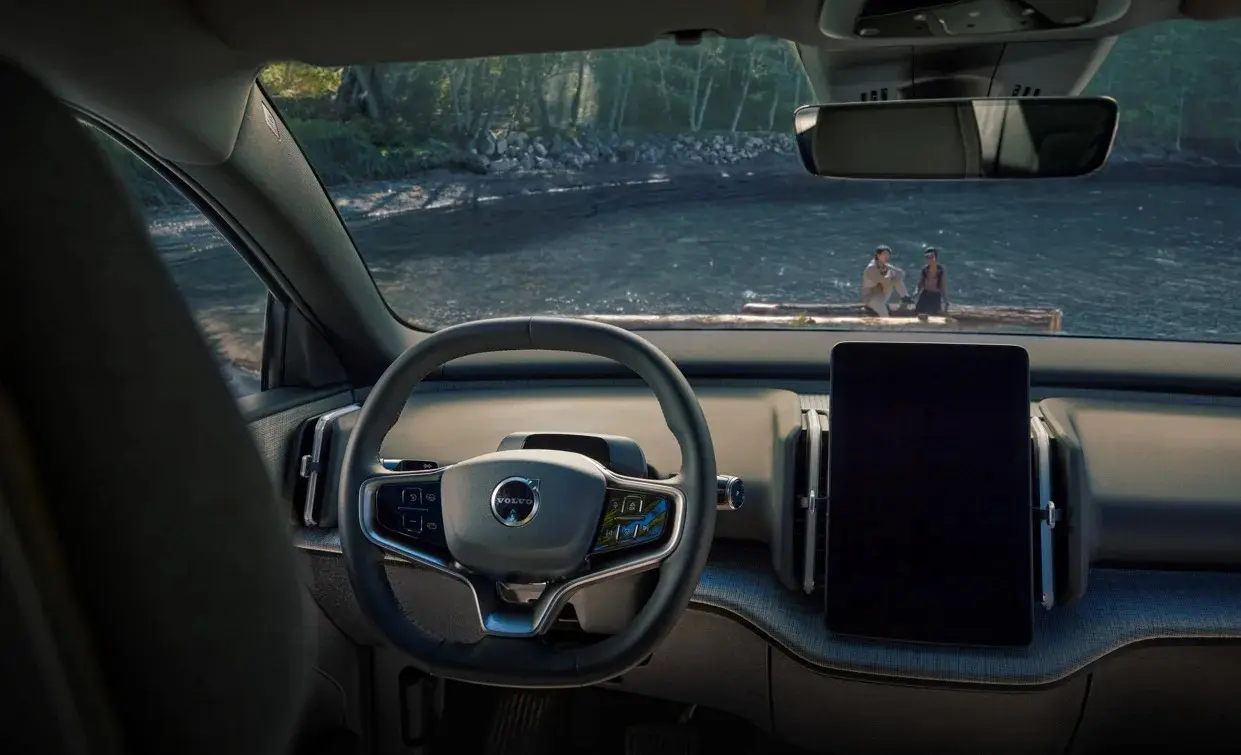 Interior do Volvo EX30 Cross Country