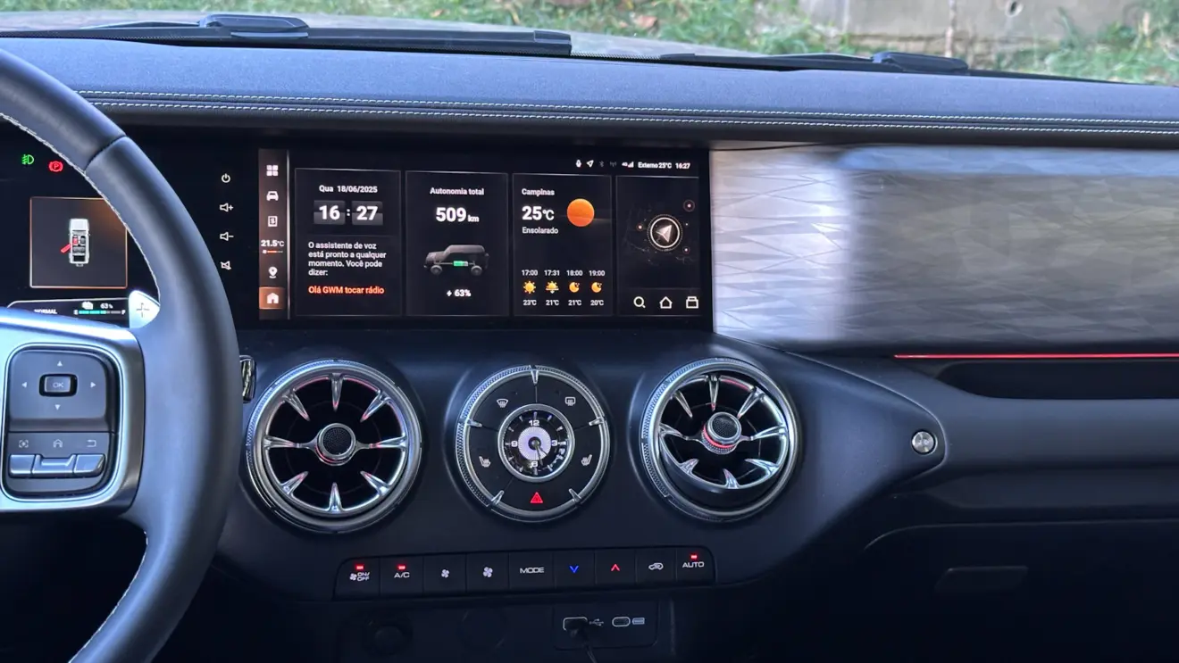 central multimídia digital tank 300