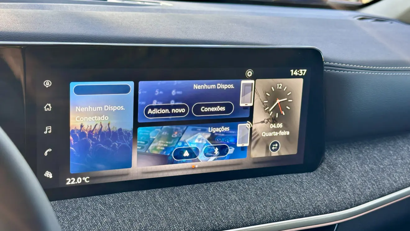 central multimídia do kicks 2026