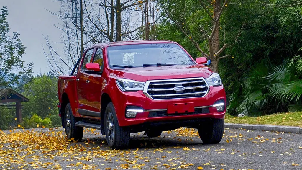 Qingling Taga vermelha de frente chevrolet s10