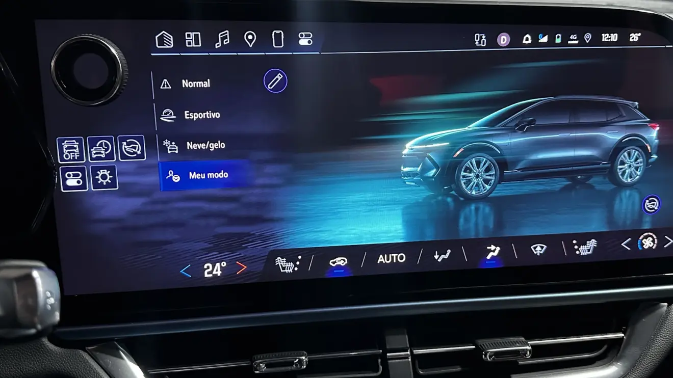 Modos de condução do Chevrolet Equinox EV AWD