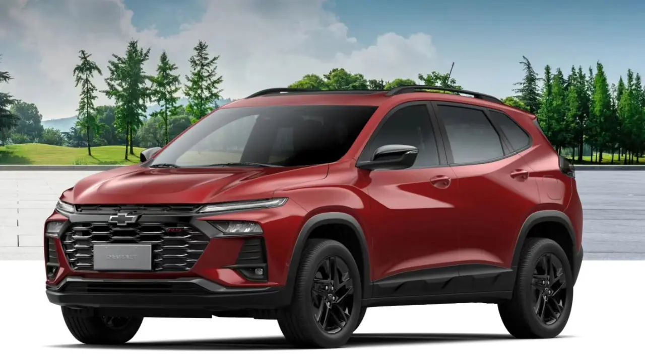 Chevrolet Tracker RS AT Turbo vermelho