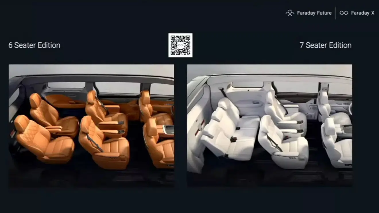 interior da Faraday Future FX Super One