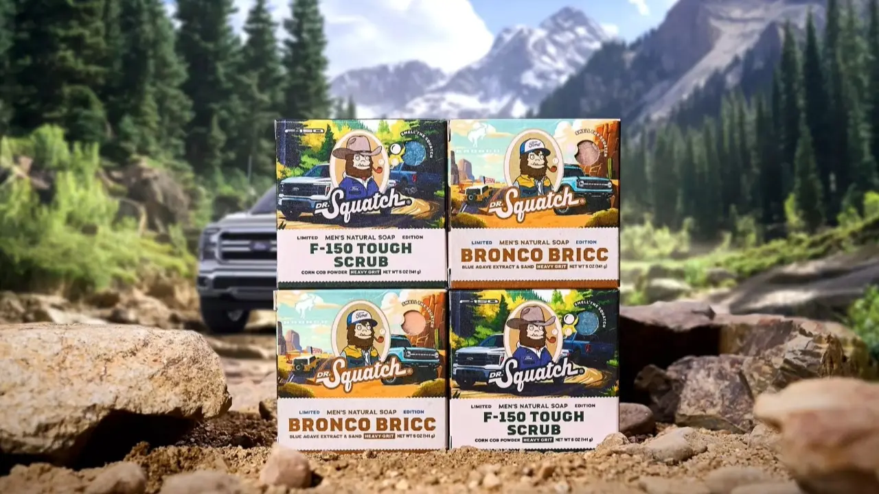 Sabonete da Ford F-150 e Bronco