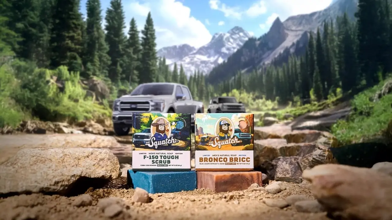 Sabonete da Ford F-150 e Bronco