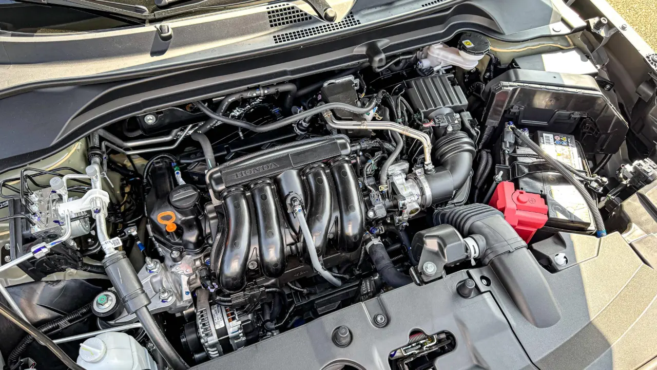 Motor do Honda HR-V visto de cima
