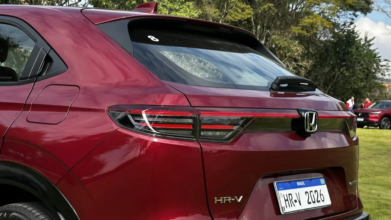 Detalhe da lanterna do Honda HR-V Touring 2026