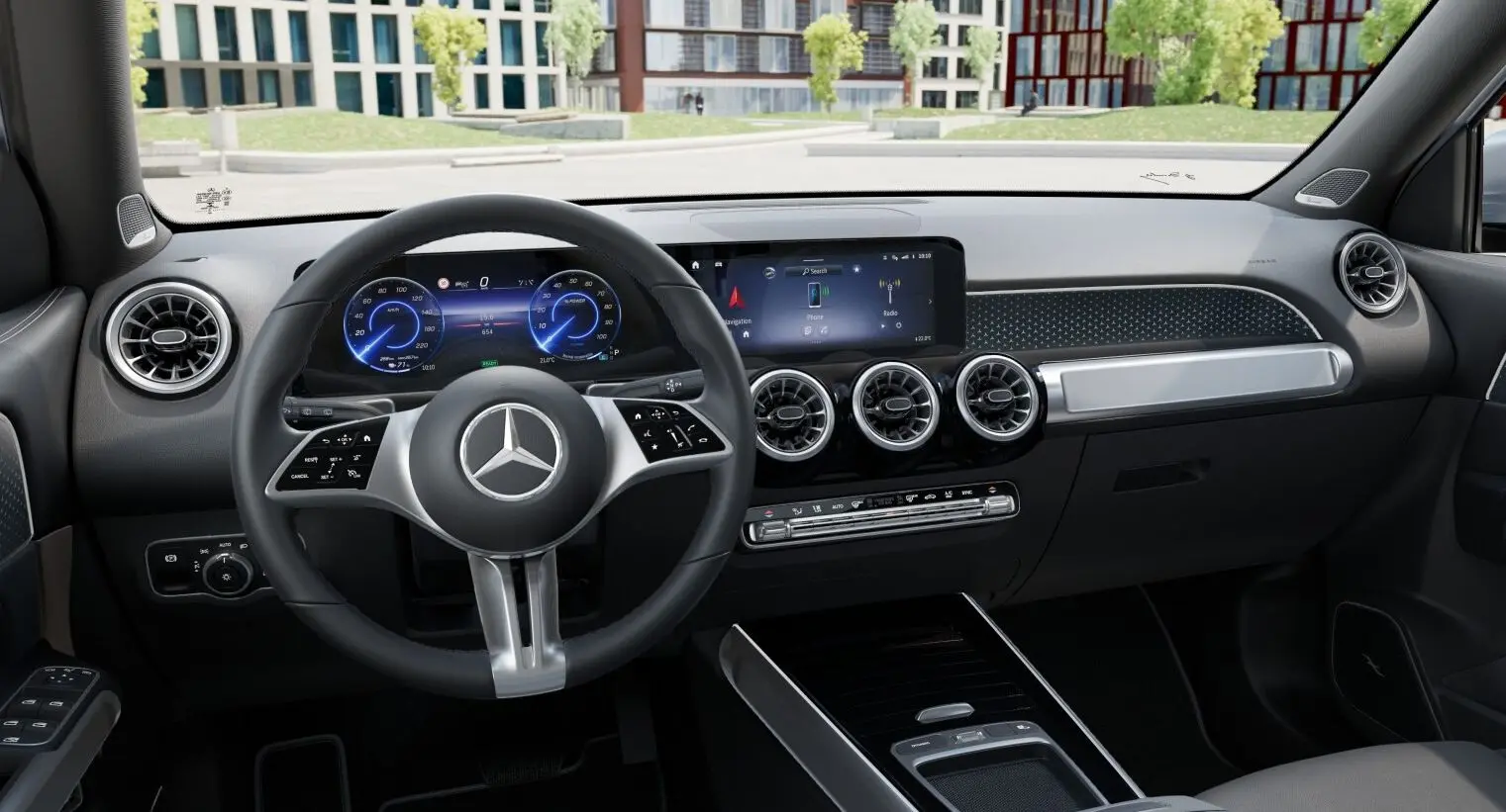 Interior do Mercedes-Benz EQB 250+