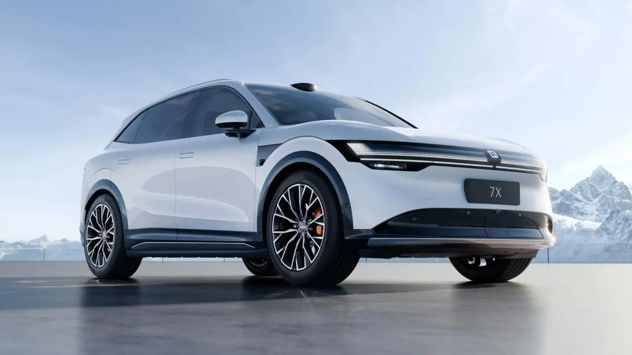 Zeekr 7X Flagship AWD branco estático