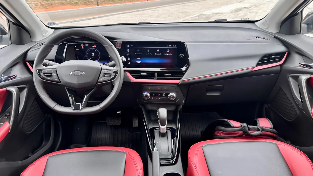 Painel do Chevrolet Tracker RS 2026