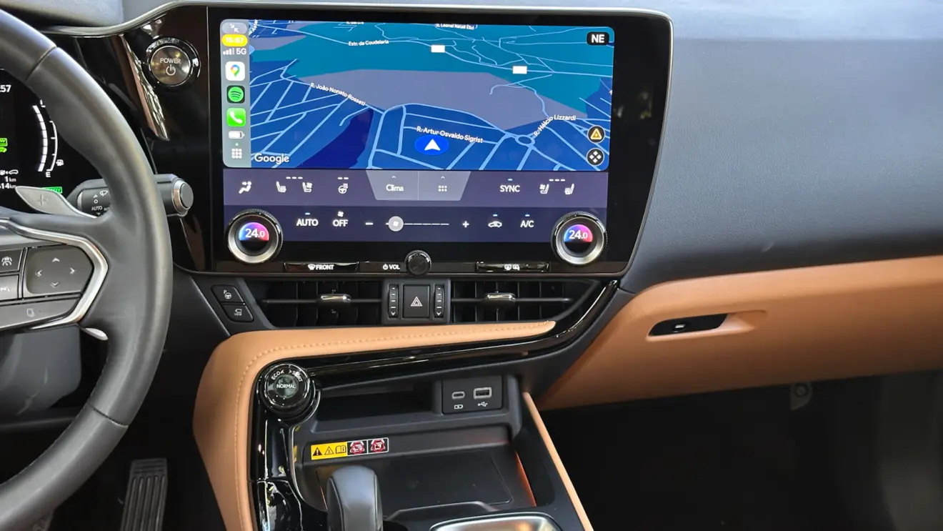 central multimídia lexus nx