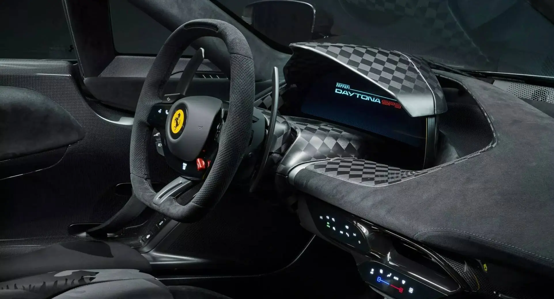 Interior da Ferrari Daytona SP3 