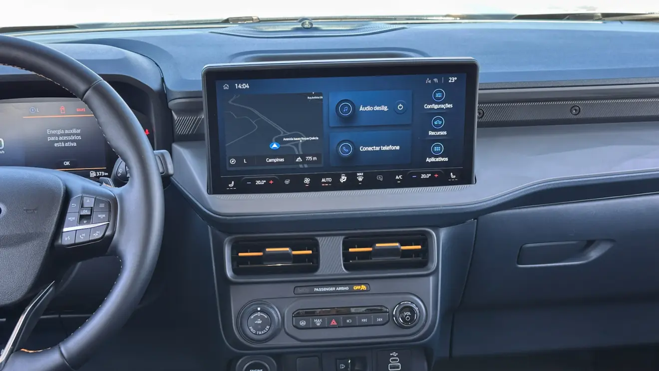 central multimídia ford maverick tremor