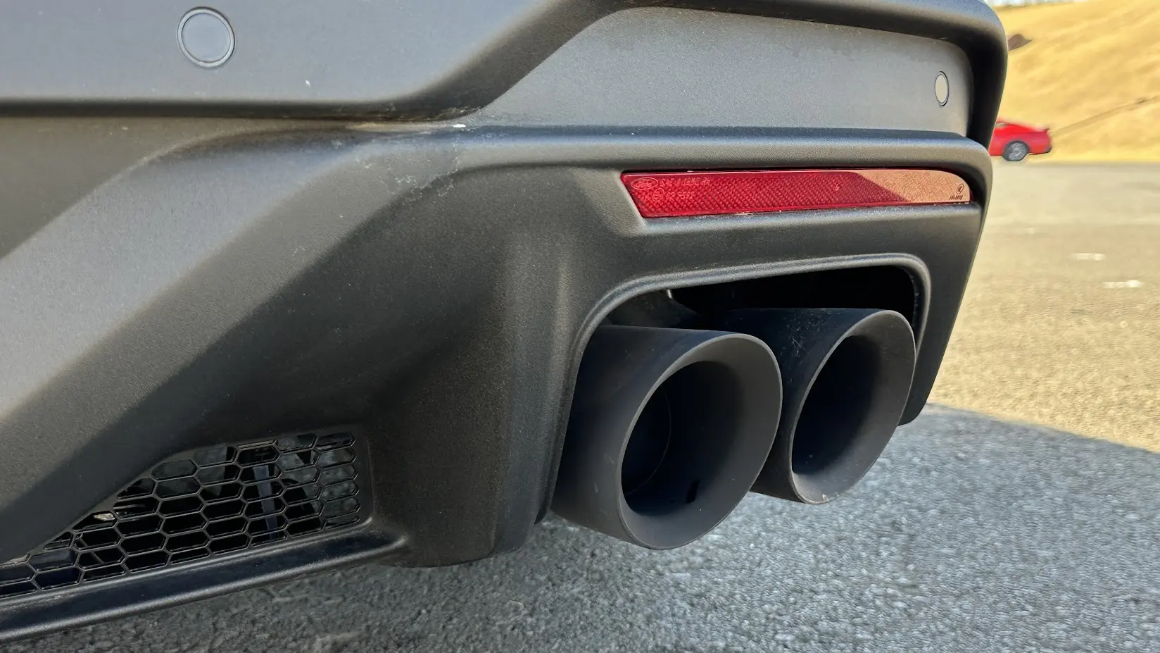 Ponteiras de escape do Ford Mustang Dark Horse