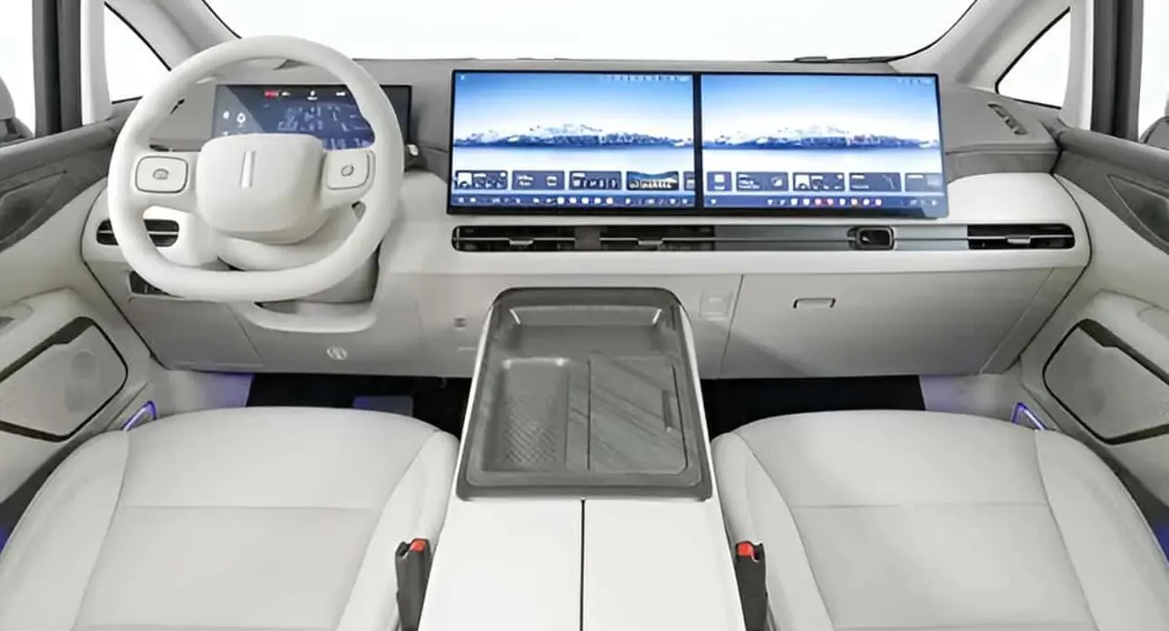 Interior da minivan GWM Wey Gaoshan 7 