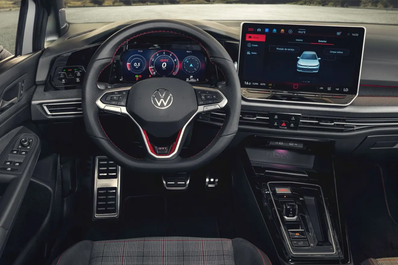 Interior do Volkswagen Golf GTI