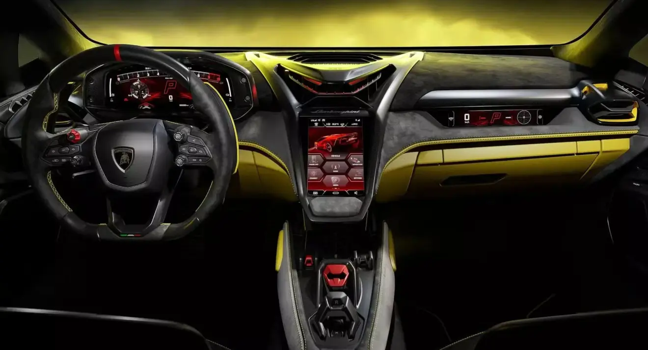 Painel do amborghini Fenomeno