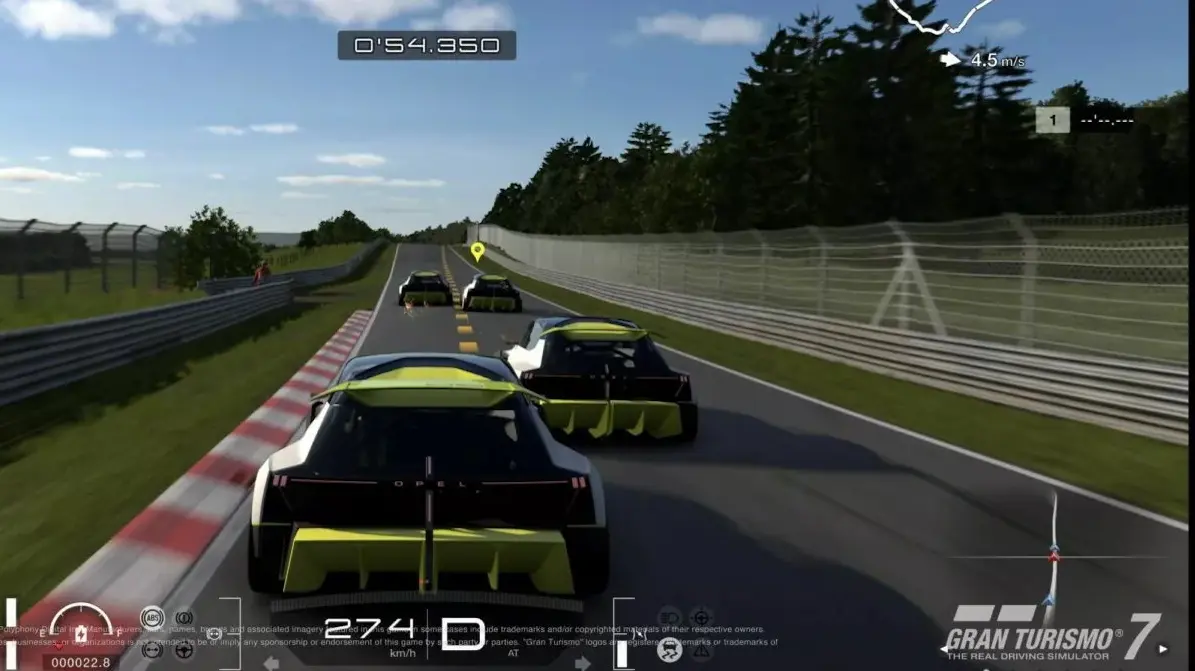 Opel Corsa Vision Grand Turismo em jogo