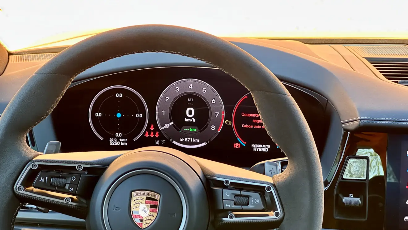 painel de instrumentos digital Porsche panamera