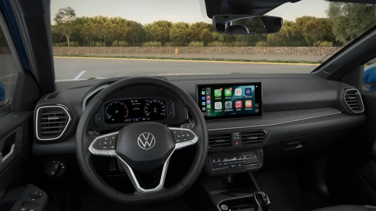 Interior do Volkswagen Tera Mexicano na versão Highline