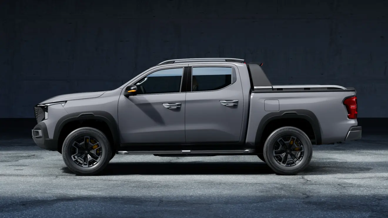 Changan Kaicene de lado cinza ram dakota