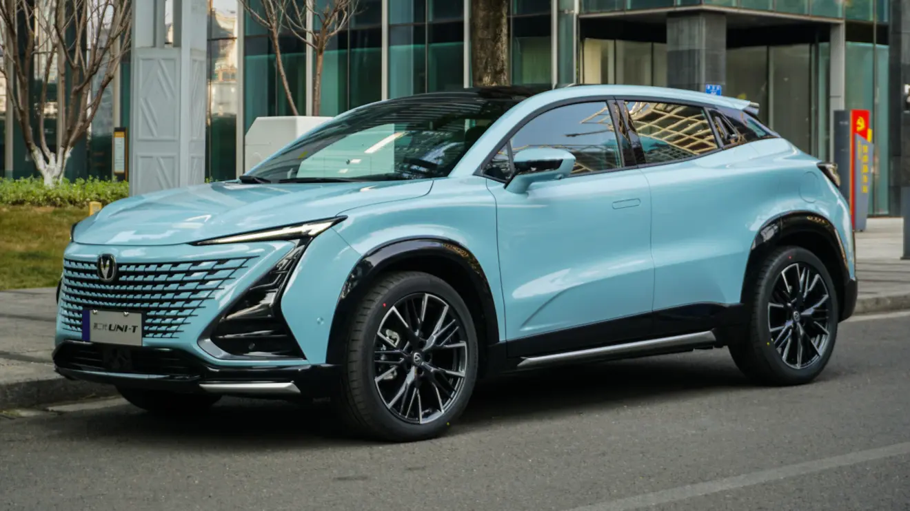 Changan Uni-T azul de frente